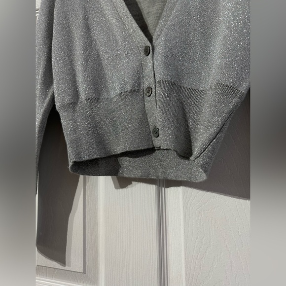 NWT J. Crew Gray Button-Up Women's Cardigan Sweater (XS) - Picture 7 of 16